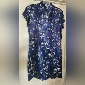Chinese Qipao Cheongsam Silk Ladies Dress Size Med EUC $28